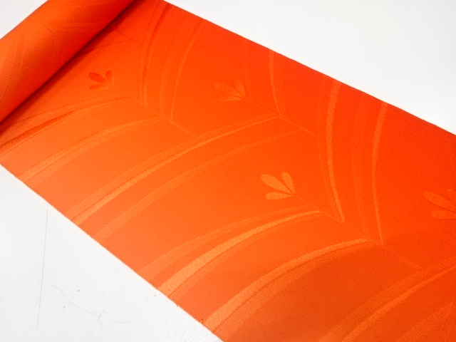 JAPANESE KIMONO / ANTIQUE BOLT FOR HASSUN OBI / WOVEN YOUNG PINE